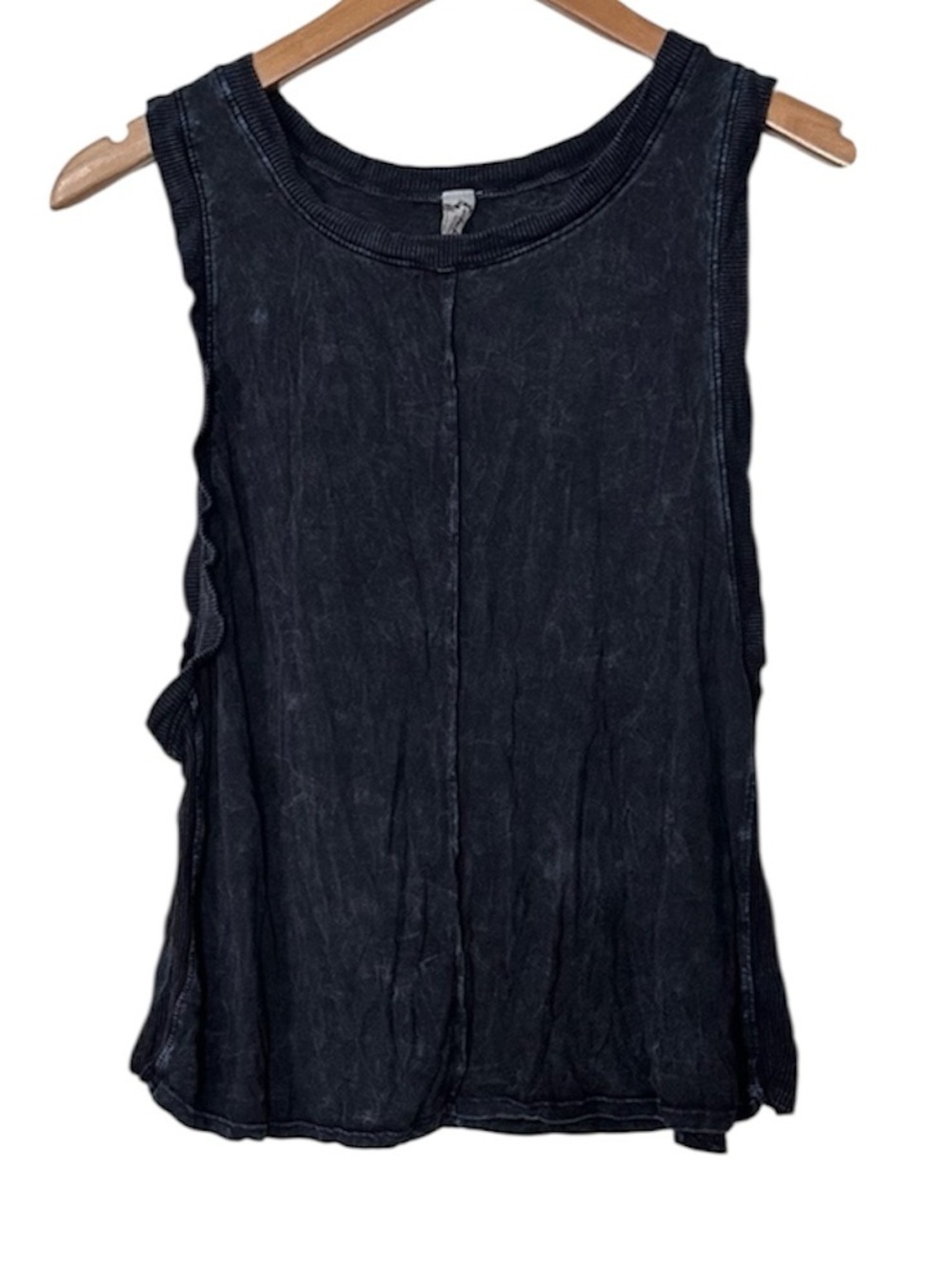 Free People Mineral Washed Tank Top Size Small Edgy Grunge Boho Indie Goblincore